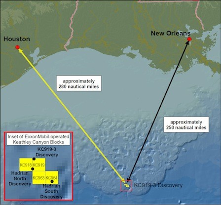 Exxon announces major oil find in Gulf of Mexico