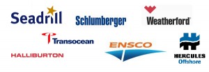 offshore contractors drilling schlumberger halliburton transocean seadrill ensco hercules weatherford