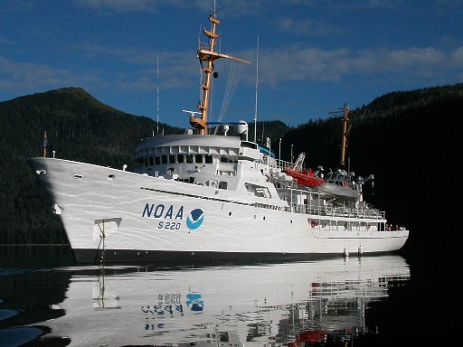 NOAA Ship Fairweather sets sail to map areas of the Arctic