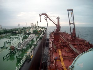 OSG Lightering tanker Gulf of Mexico