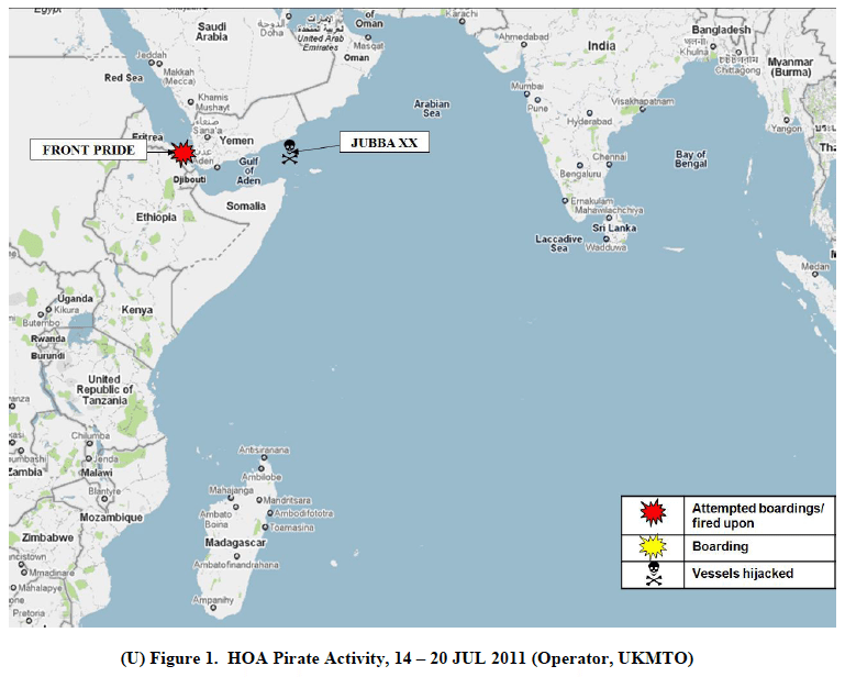 Weekly Maritime Crime and Piracy: July 14 – 20, 2011