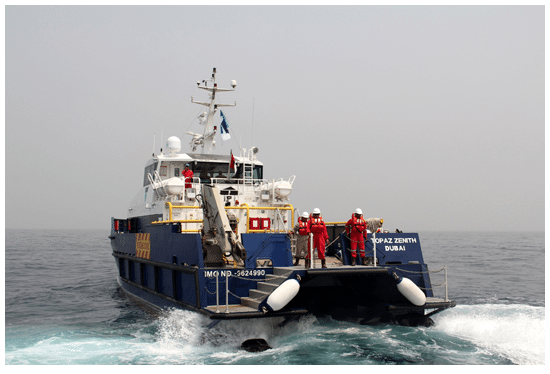 Incat Crowther launches latest creation – ‘Topaz Zenith’ crew boat