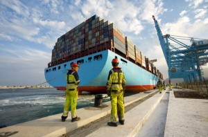 Elly Maersk Line shipping containership