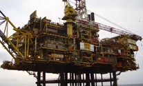 Gannet-Alpha-drilling-platform