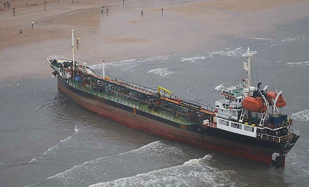 MT Pavit Aground After Days Spent Adrift – Heads To Roll At Indian Coast Guard