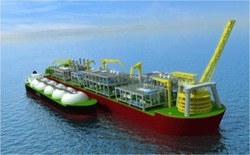 Petrobras plans for floating LNG terminals off Brazil