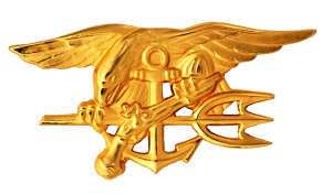 US Navy SEAL SEALs Naval Special Warfare Insignia - Budweiser Pin