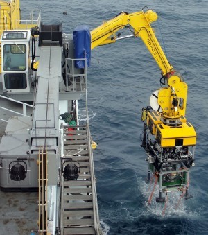 ocean research ROV remotely operated vehicle