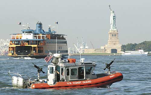 USCG Coast Guard RHIB port security new york maritime domain awareness