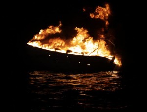 destroyed whaler pirate skiff destroyed FGS KOELN EUNAVFOR piracy
