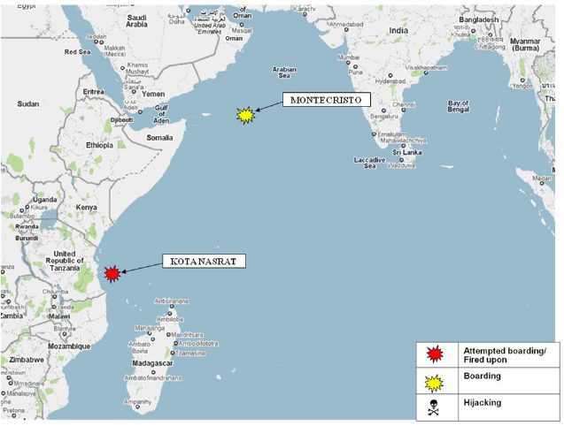 Weekly Piracy and Maritime Crime Report: Nigerian Hijacking, The Montecristo and Fatalities In Thailand