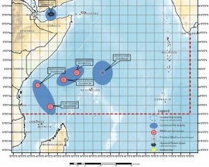 Nato piracy alert map indian ocean