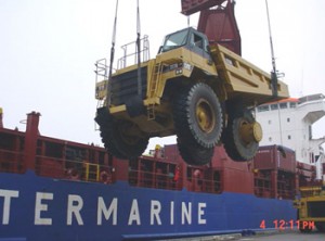 Mining truck intermarine heavy lift project cargo