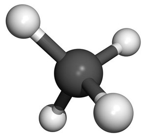 methane molecule natural gas CH4