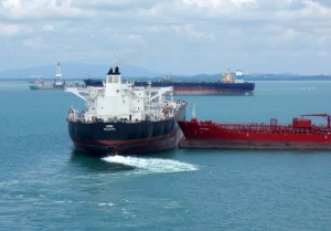 ship collision tankers near miss