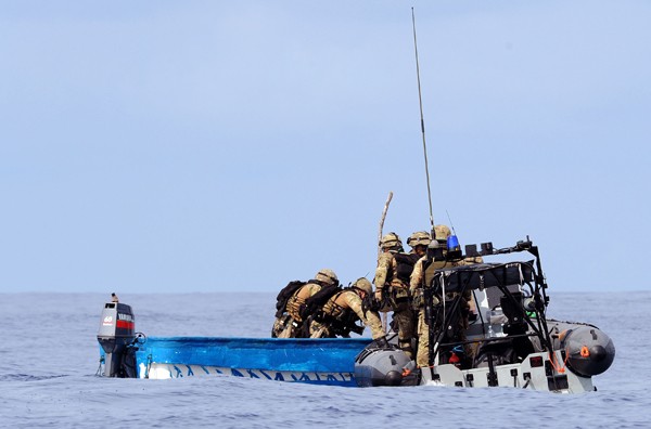 Boarding Team Skiff Whaler Pirates Counter-Piracy RFA Indian Ocean Fort Victoria Royal Navy Royal Marines