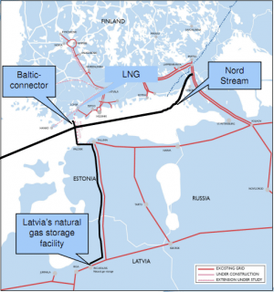 LNG infrastructure baltic finland