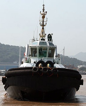 Yong Gang Tuo Robert Allan Naval architects tugboat bow