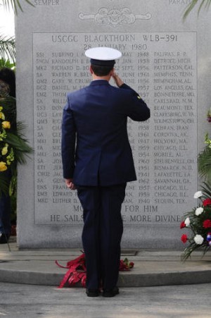 uscg salute memorial