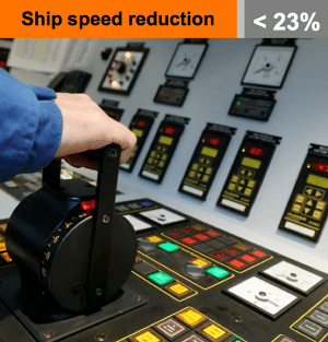 ships speed reduction