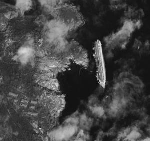 Photo of the Day – Costa Concordia Seen From Space
