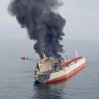 Fire on Russian Tanker Kills One