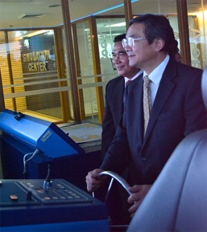 IMO Secretary General Sekimizu Chief Engineer Fred Haboc