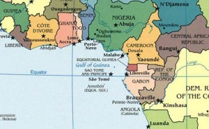 west africa map gulf of guinea