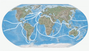global ship routing routes lanes