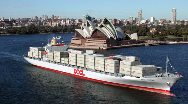 Orient Overseas Container lines sydney