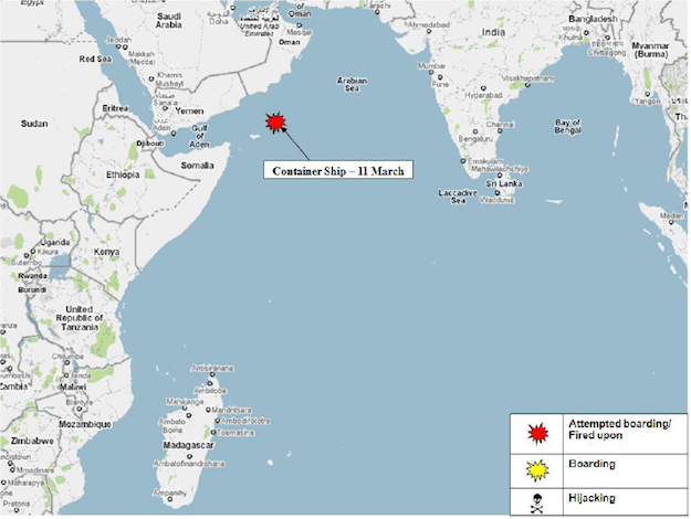 Weekly Piracy Report – BMP Proves Successful in Indian Ocean