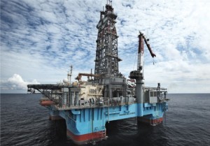 Maersk deliverer semi-submersible drilling rig