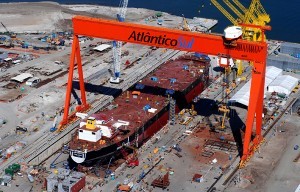 Estaleiro AtlanticoSul shipyard brazilian shipbuilding