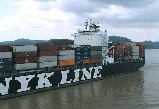 nyk-containership-port-side