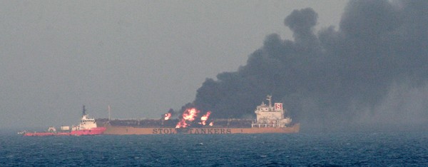 stolt valor on fire us navy john paul jones explosion