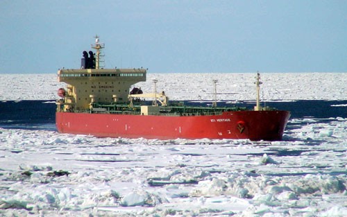 STI Heritage scorpio tanker north sea route