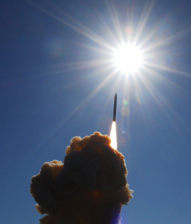 Launch Of A Communications Satellite At Vandenberg AFB