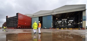 hms queen elizabeth BAE Systems govan shipyard shipbuilding