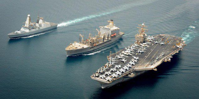 HMS Daring USS Abraham Lincoln