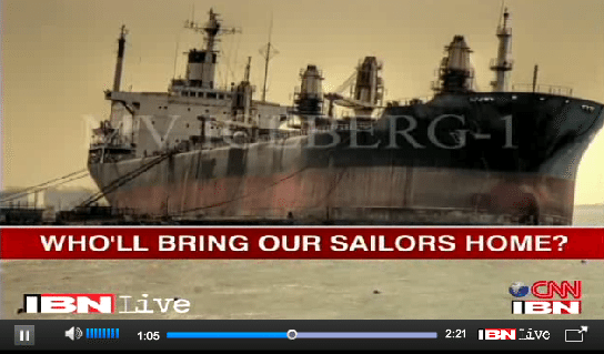 Dear Indian Government, Your Cowardice and Indifference Toward the Crew of MV Iceberg I is Noted [VIDEO]