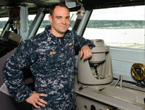 Navy's Top Ship Handler Lt. Zachary Brown