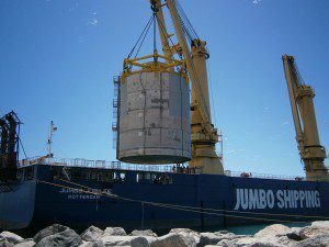 jumbo jubilee heavy lift shipping gorgon caissons
