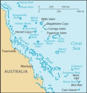 coral sea islands