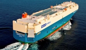 Emerald Ace car carrier. File photo: MOL