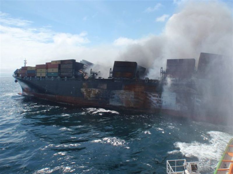 Photos Reveal Damage to MSC Flaminia After Blast, Second Explosion Disrupts Firefighting [UPDATED]
