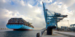 Elly Maersk container ship