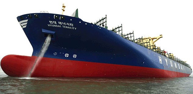 hyundai tenacity containership