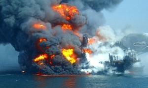 deepwater horizon explosion blowout fire