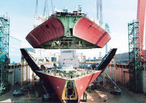 hyundai heavy shipbuilding shipyard