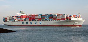 Cosco japan containership
